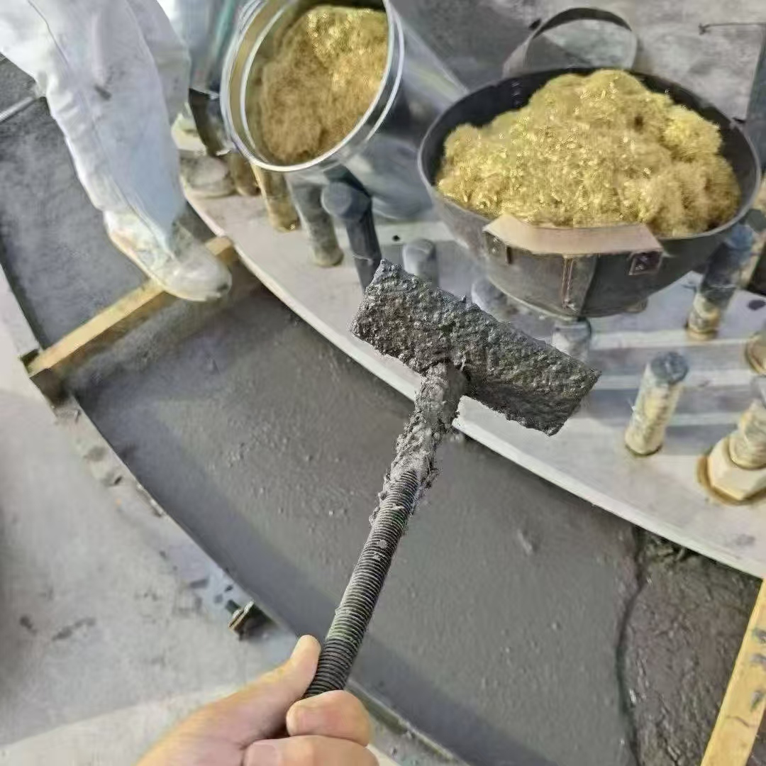 渝水C120钢纤维高强无收灌浆料 轧机压缩机汽轮机发电机锻压设备底座灌浆材料